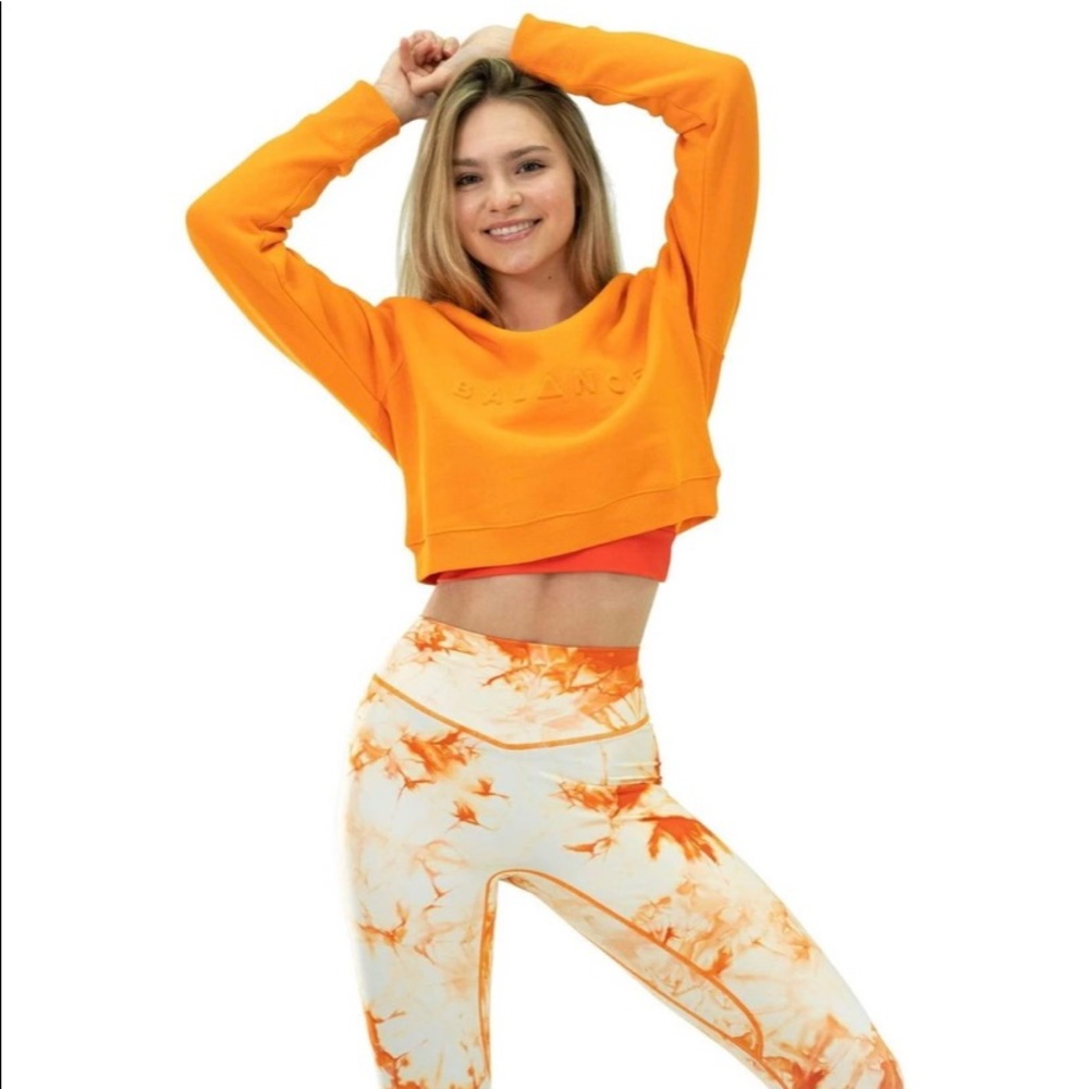 Brand New Balance Athletica Essence Crew Mango